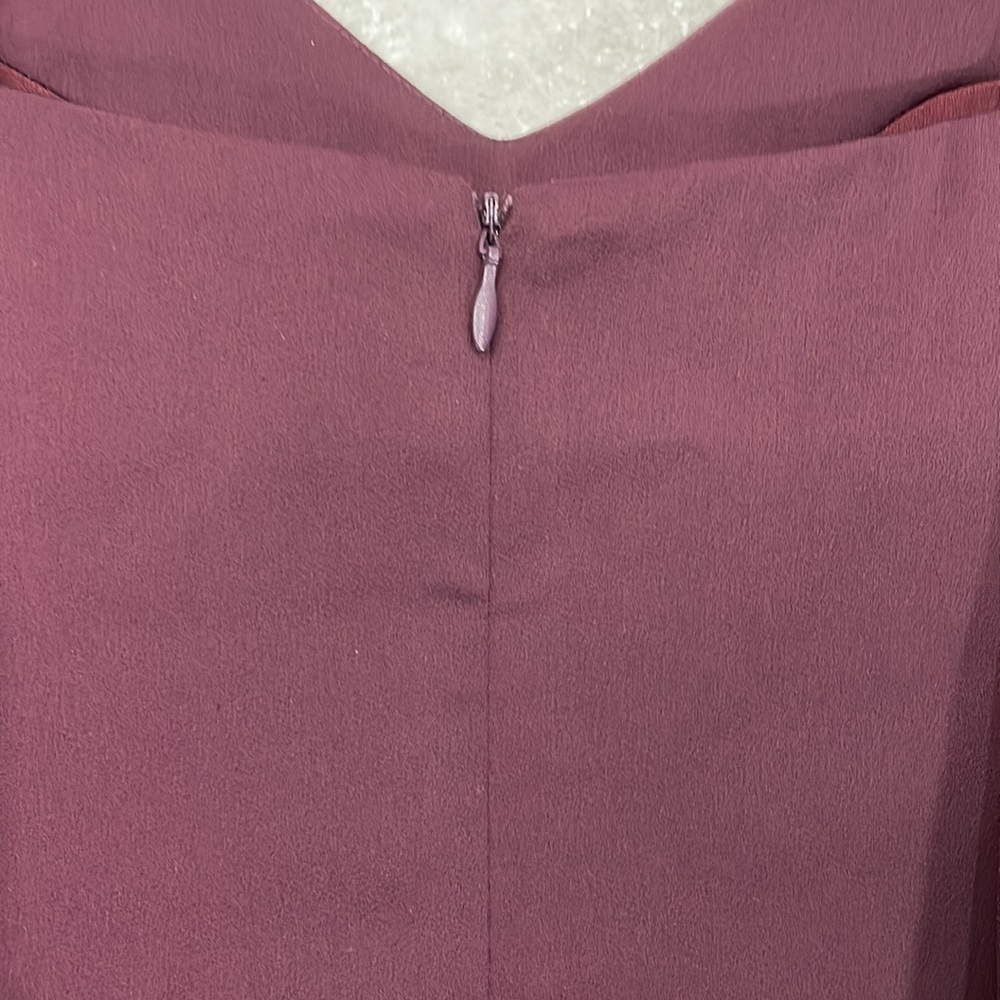 Chelsea28 Burgundy Ruffle Slip Mini
Dress - Picture 5 of 9